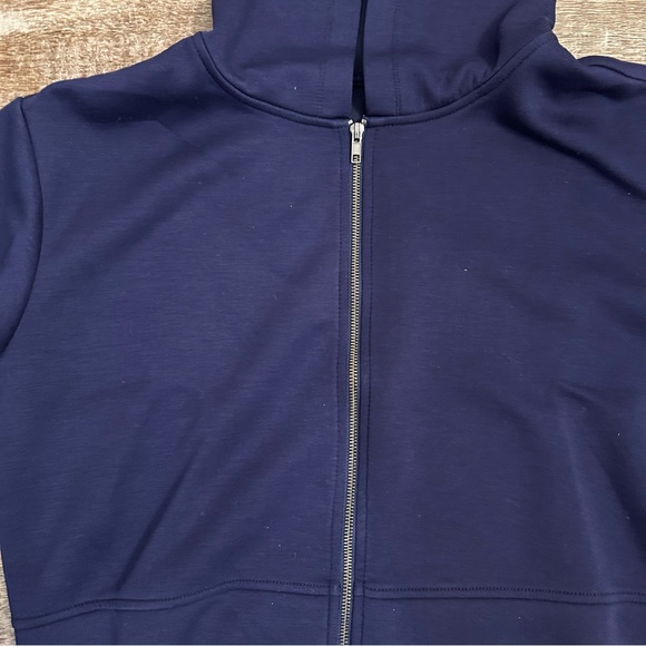a new day Women's Navy Blue Zip-Up Jacket - Picture 2 of 6